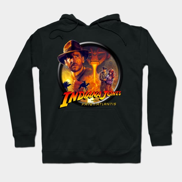 Indiana Jone artwork Hoodie by SAN ART STUDIO 